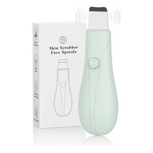 Mint Green Skin Scrubber Face Spatula